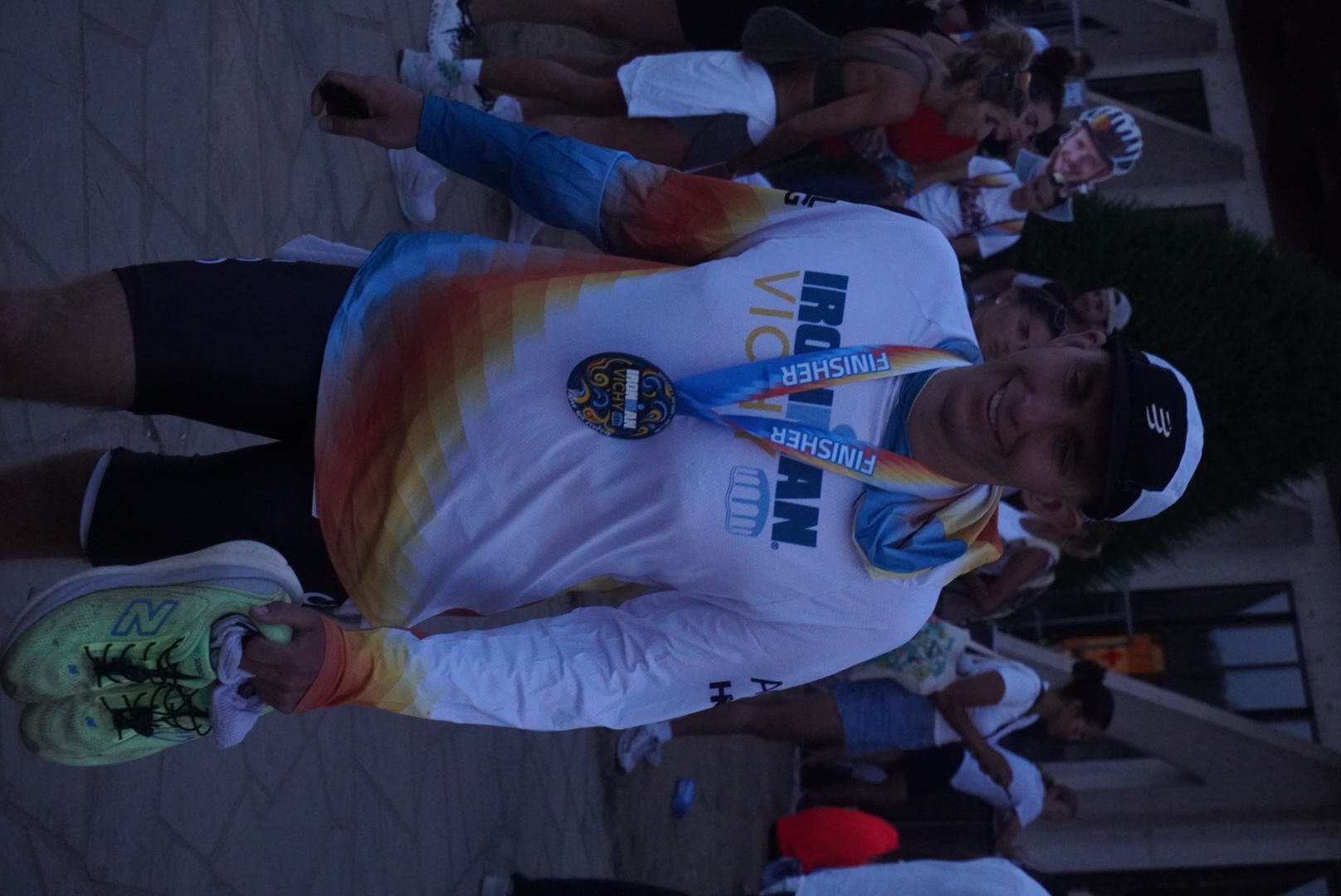 Finn Salamon Finisher mit Medaille